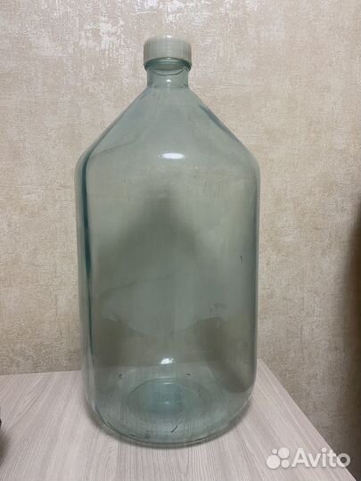 Стеклянная бутыль 20 литров СССР