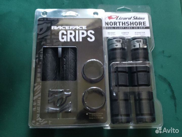 Грипсы race face half nelson lizard skins