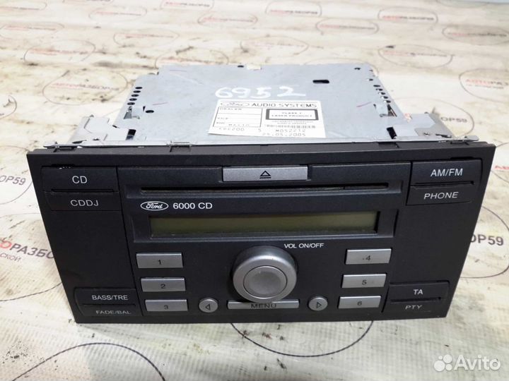 Штатная магнитола Ford Focus 2