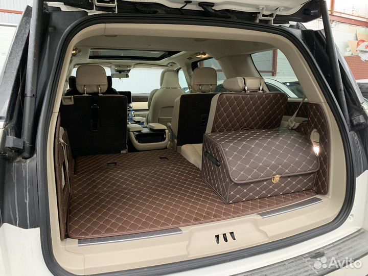 3d коврики в багажник Toyota Corolla Levin