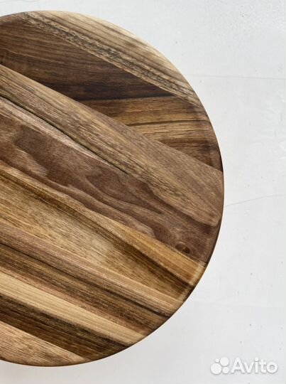 Доска круглая разделочная 30см из ореха