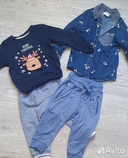 Вещи пакетом на мальчика 86 92 98