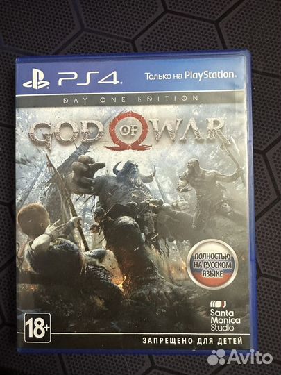 Игра для приставки PS4 God Of War (русская версия)