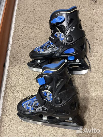 Коньки детские раздвижные nordway 34-37