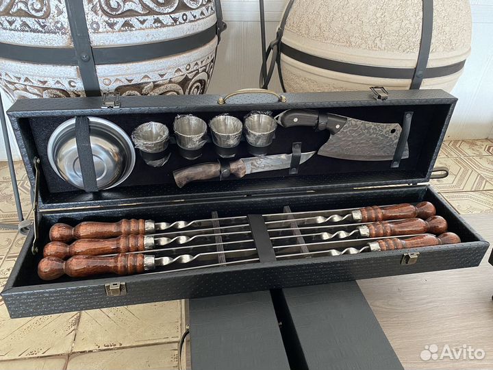 Набор шампуров в кейсе