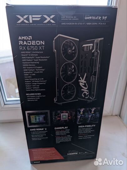 Видеокарта AMD Radeon RX 6750 XT (Новая)