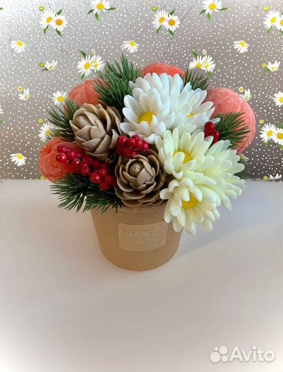 Букет из мыла ручной работы