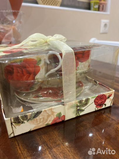 Императорский фарфор чашка с блюдцем