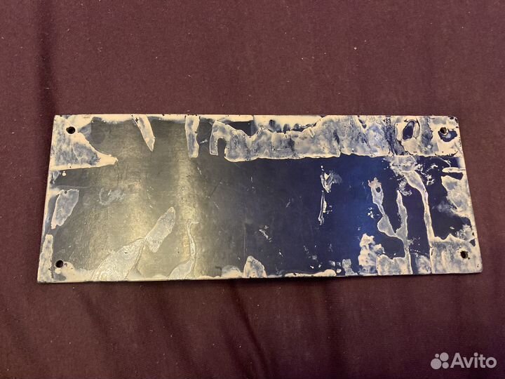 Заводская табличка вагона метро