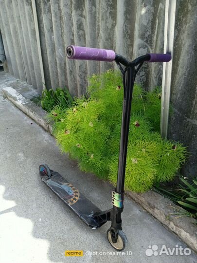 Трюковой самокат кастом парк