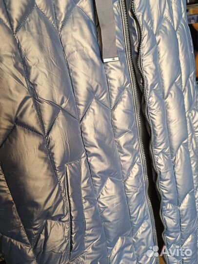 Жилет утепленный женский длинный