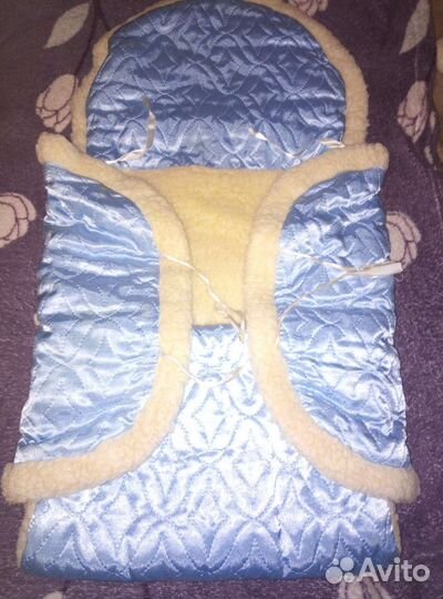 Конверт и одеялко, зимний меховой