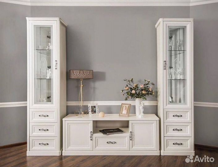 Гостиная с тумбой под тв