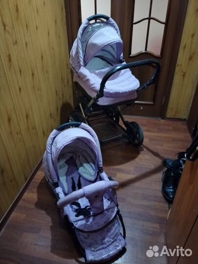 Коляска 2 в 1 Slaro Indigo