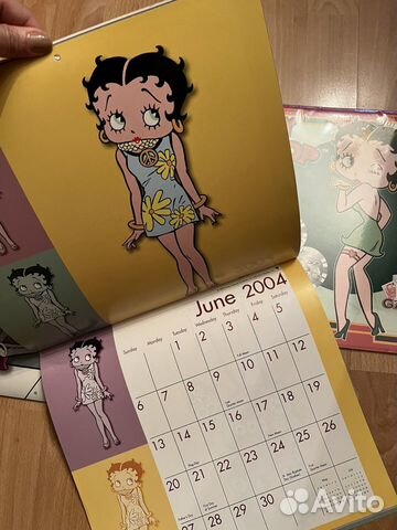 3 календаря Betty Boop/ коллекционное объявление продам
