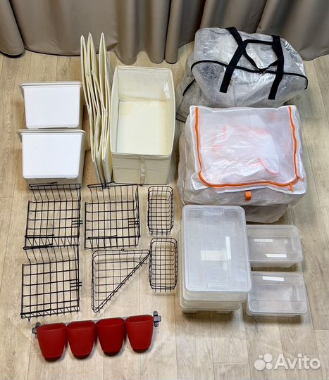 IKEA корзины контейнеры мешки для хранения