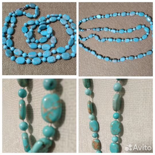 Бусы из натуральных камней:гранат,коралл