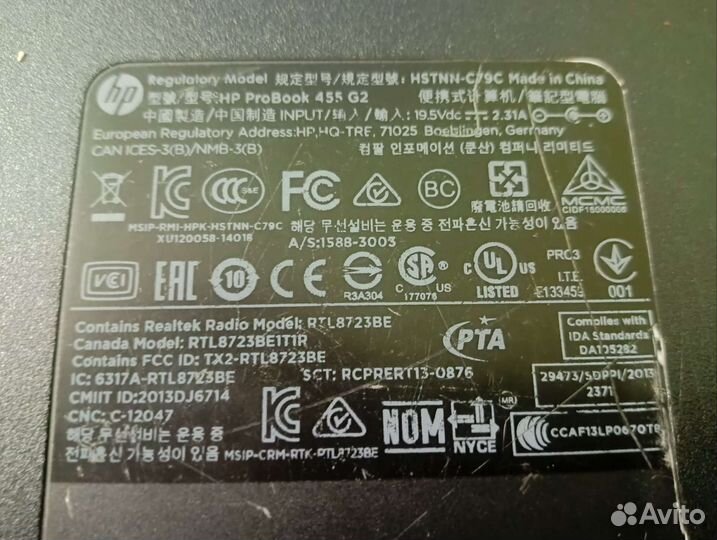 Ноутбук hp