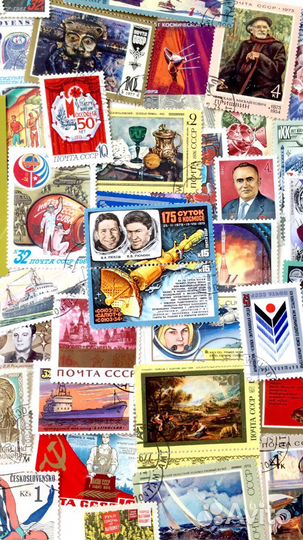 Почтовые марки СССР 66 шт