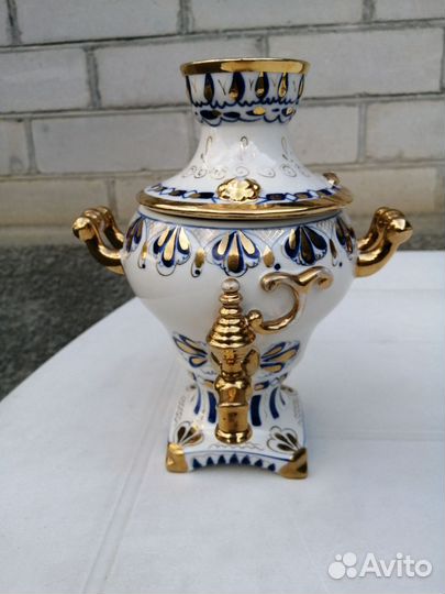 Самовар гжель