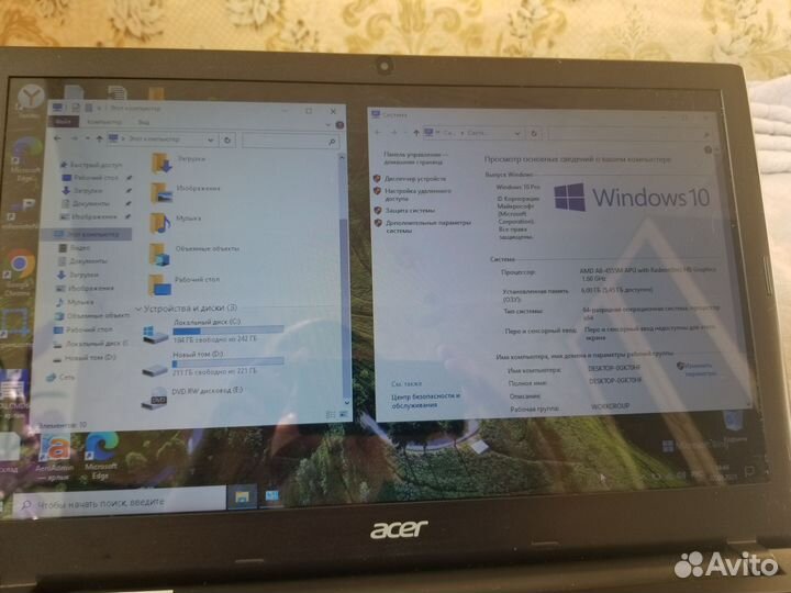 Ноутбук acer