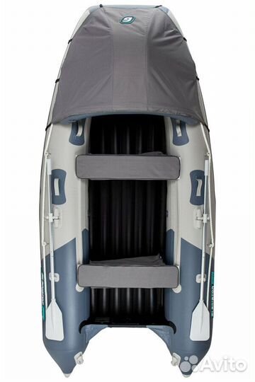 Лодка Gladiator E 420 PRO; св-темно серая