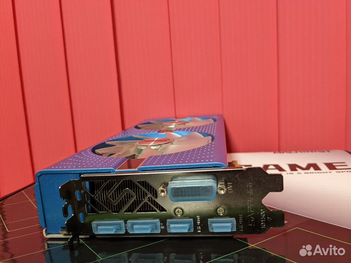 Sapphire nitro+ rx580 8GB в отличном состоянии
