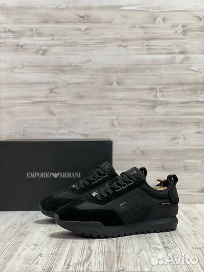 Кроссовки emporio armani ea7 зимние