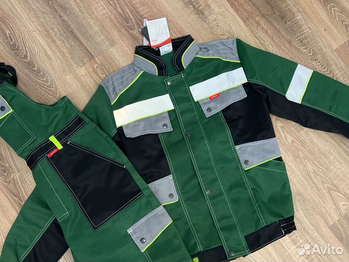 Рабочие костюмы Polinom green