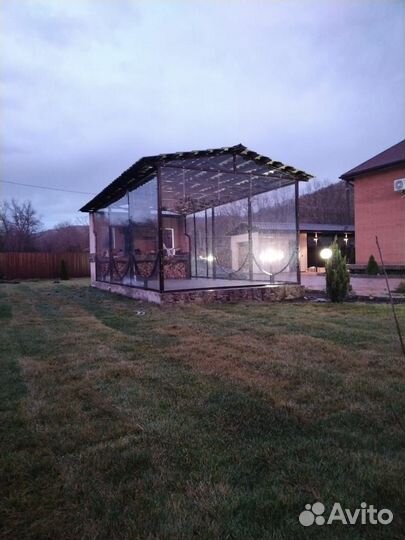 Мягкие Окна для мангальной беседки