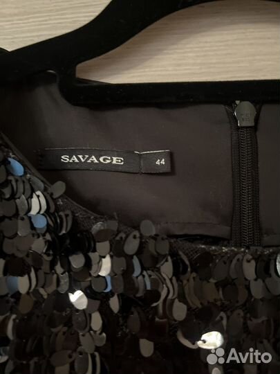 Платье с пайетками savage