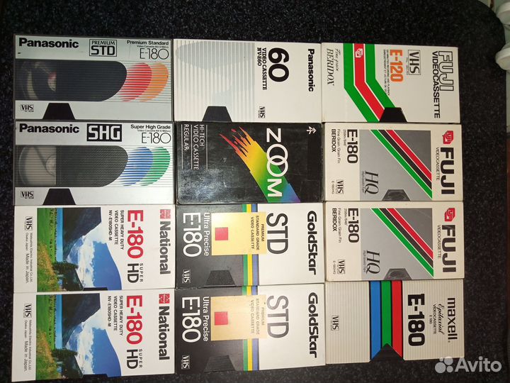 Видеокассеты vhs