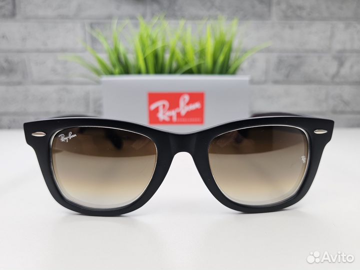 Очки Ray Ban Wayfarer 2140 Brown Gradient Стекло