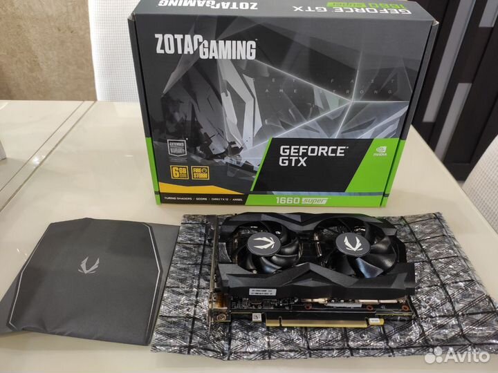 Видеокарта gtx 1660 super zotac 6GB