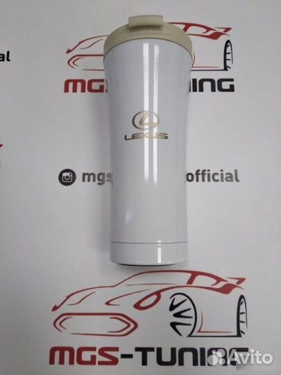 Термокружка Lexus белая