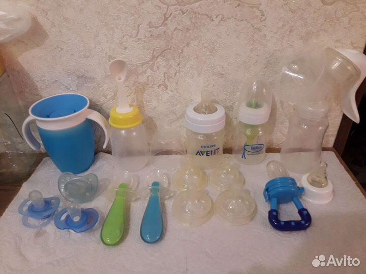 Бутылочки, соски, пустышки посуда детская