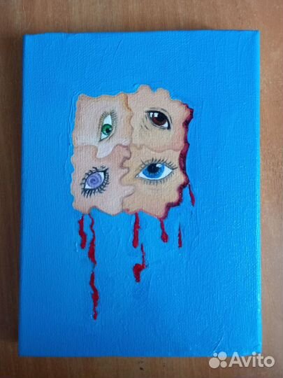 Картина маслом на холсте 15 на 20