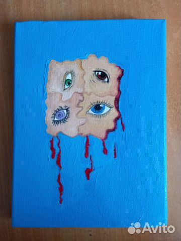 Картина маслом на холсте 15 на 20