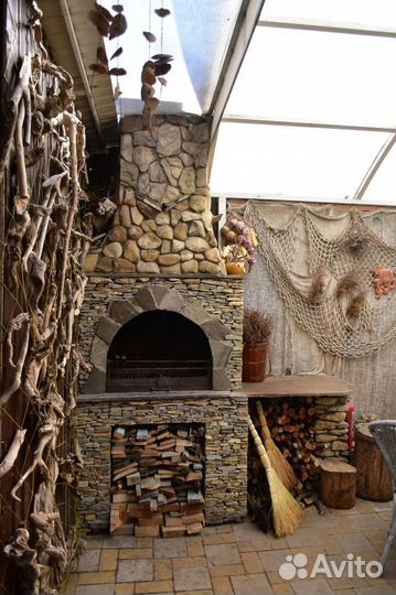 Русская баня на дровах с бассейном