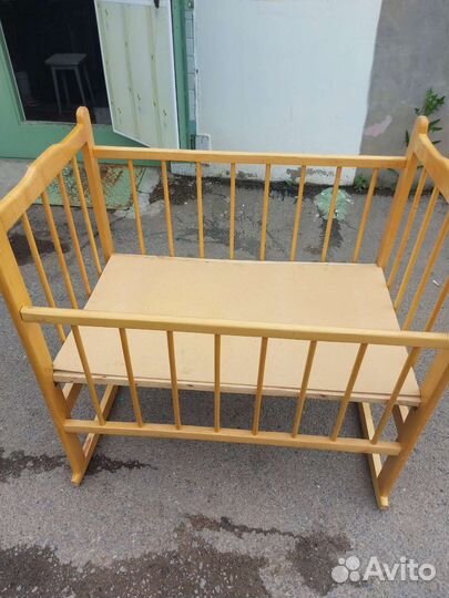 Детская кровать с матрасом бу