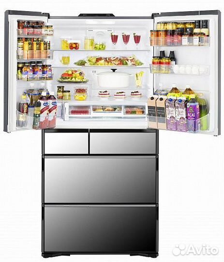 Холодильник hitachi R-ZX 740 KU X