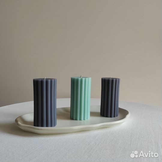 Набор цветных свечей для праздника/подарка