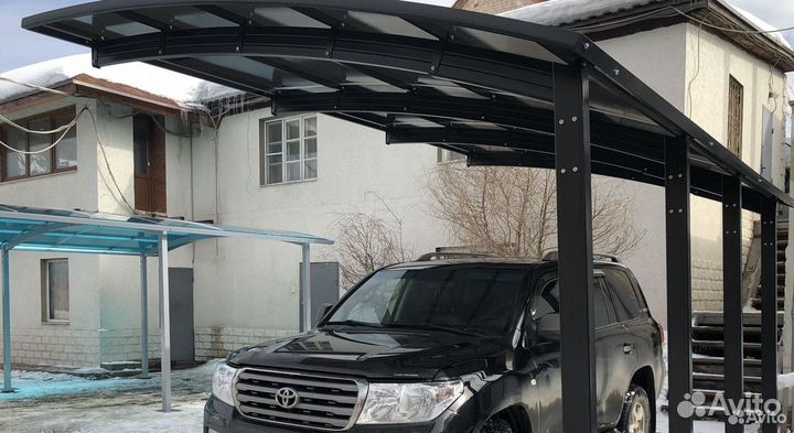 Навес Односкатный с Проф. листом