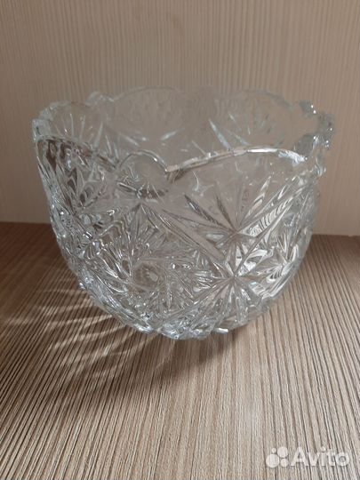 Салатник хрустальный СССР