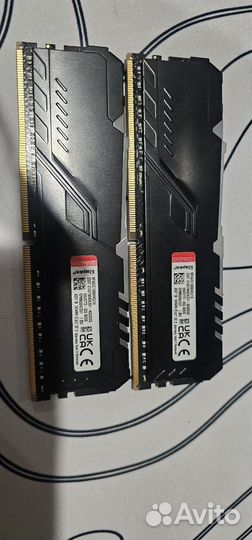 Оперативная память ddr4 hyperx fury 16gb