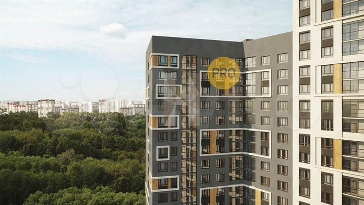 2-к. квартира, 66,3 м², 12/25 эт.