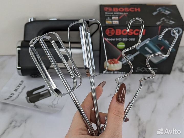 Миксер Bosch 2 пары насадок 1200вт