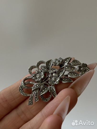 Брошь цветы винтажная Европа Арт. Б463