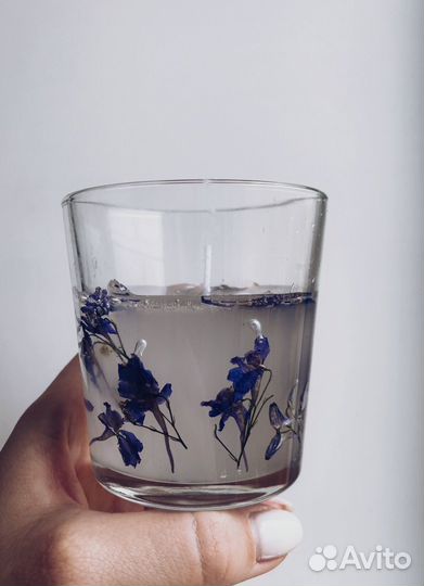 Свеча в стакане