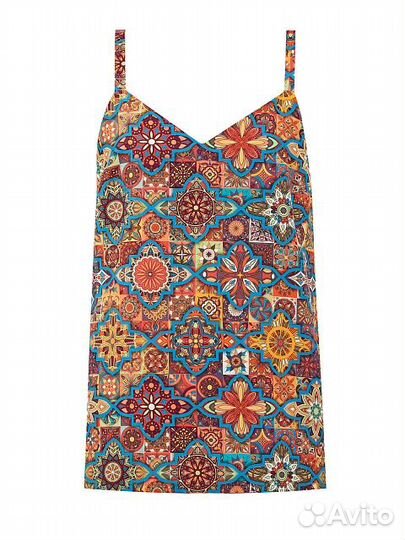 Брюки и топ шёлк хлопок